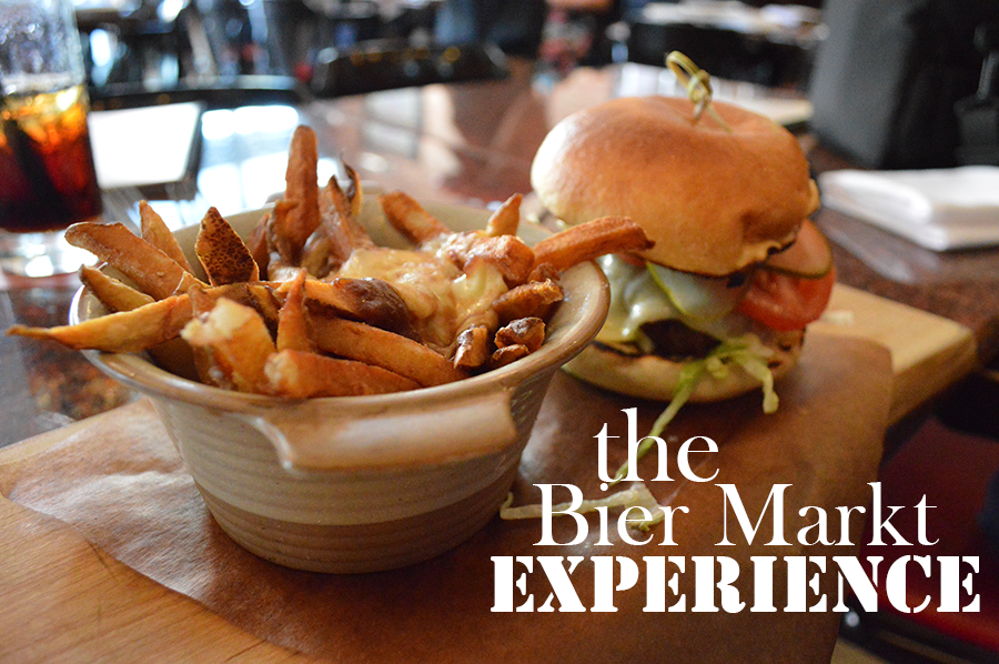 Dining at Bier Markt is an experience all on itself.