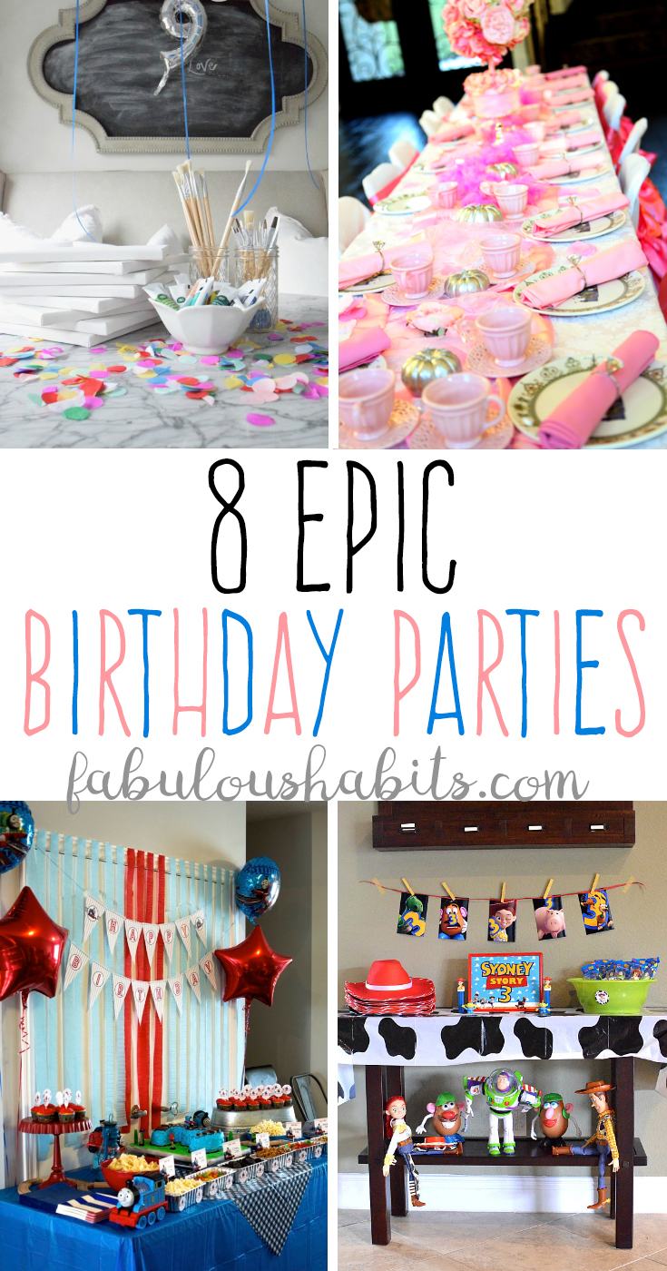 8 awesome birthday party ideas!