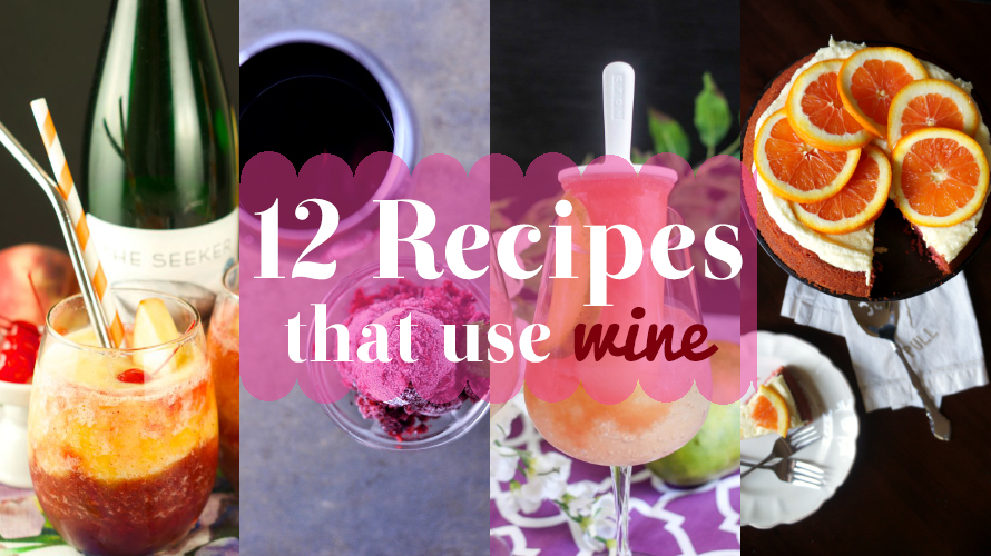 Use wine in more ways than one! Desserts, slushies, and icy treats!