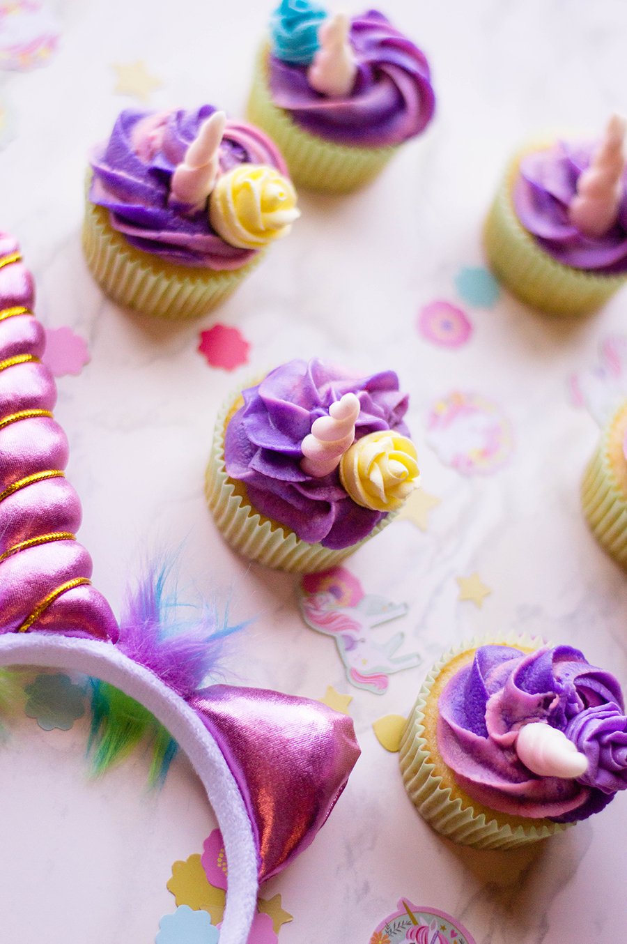 Throwing parties doesn't have to be nerve-racking. Planning on going with a unicorn-theme celebration? Here's an easy way to make Unicorn Cupcakes.