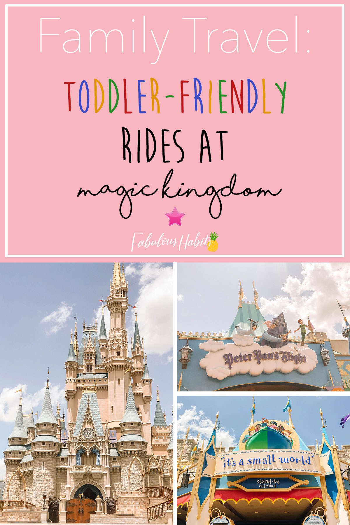 Planning a trip to Disney with young kids? Check out our ultimate guide to the best Magic Kingdom toddler rides - because having fun at WDW is possible for all ages! #disneytips