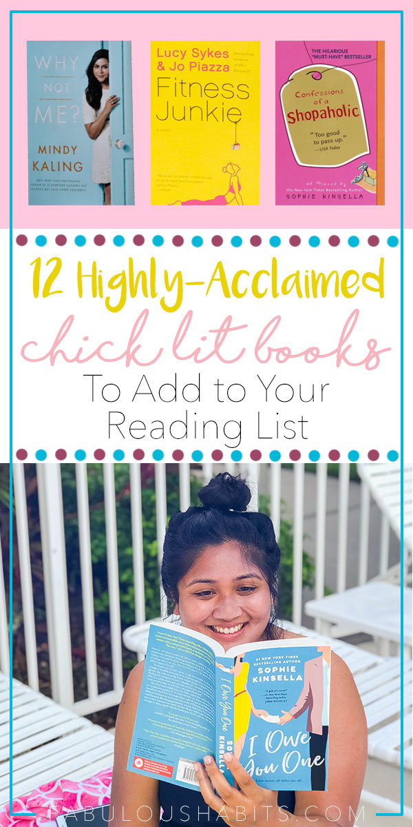 Here are some of the best chick lit books out there. If you're looking for a lighthearted and inspiring read, then check out my list of recommendations! #reaedinglist #chicklitbooks