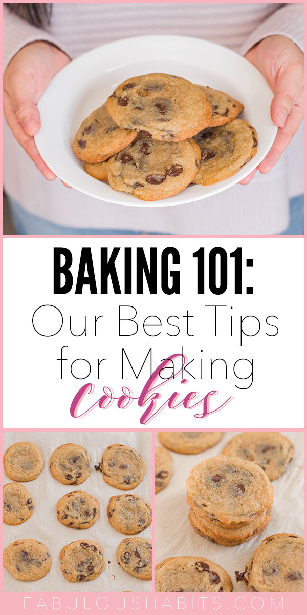 Here are some basic kitchen tips on baking cookies and perfecting every batch you make! #bakingcookies